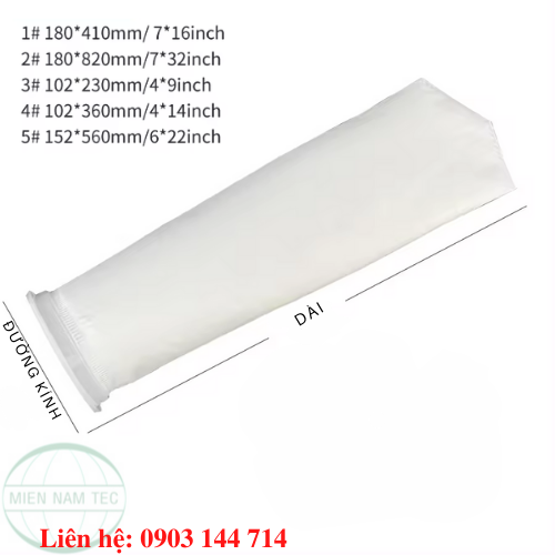 TÚI LỌC CHẤT LỎNG PP 5 MICRON