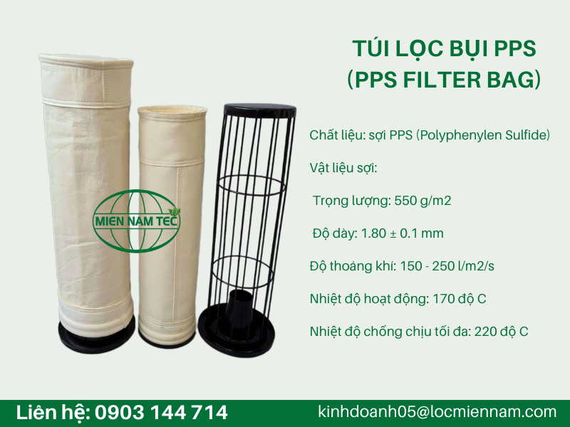TÚI LỌC BỤI PPS (PPS FILTER BAG)