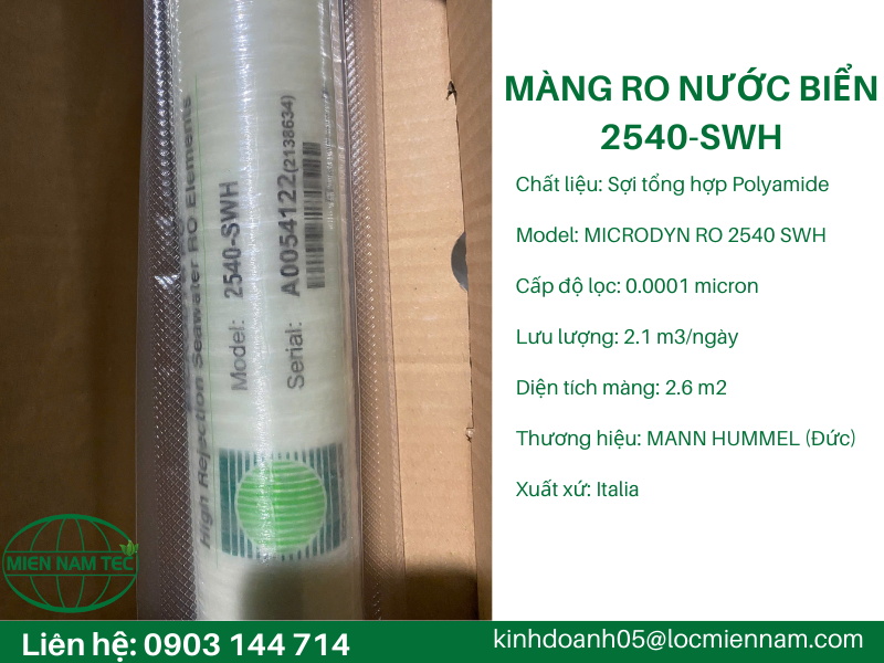 MÀNG RO NƯỚC BIỂN MANN HUMMEL 2540-SWH