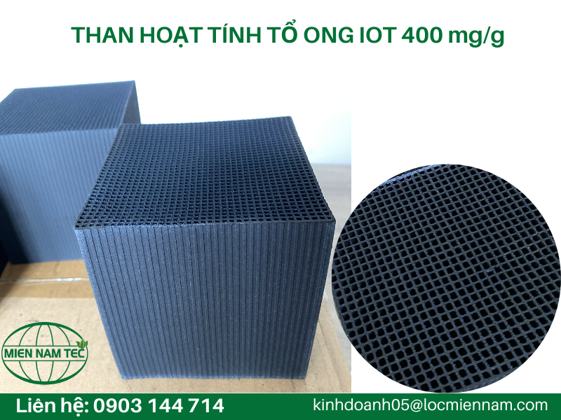 THAN HOẠT TÍNH TỔ ONG IOT 400 mg/g