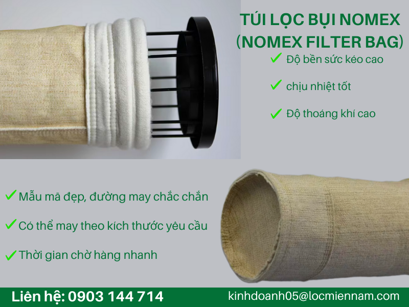 TÚI LỌC BỤI NOMEX (NOMEX FILTER BAG)