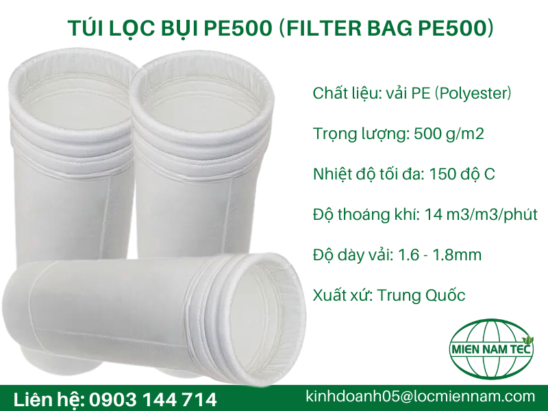 TÚI LỌC BỤI PE500 (FILTER BAG PE500)
