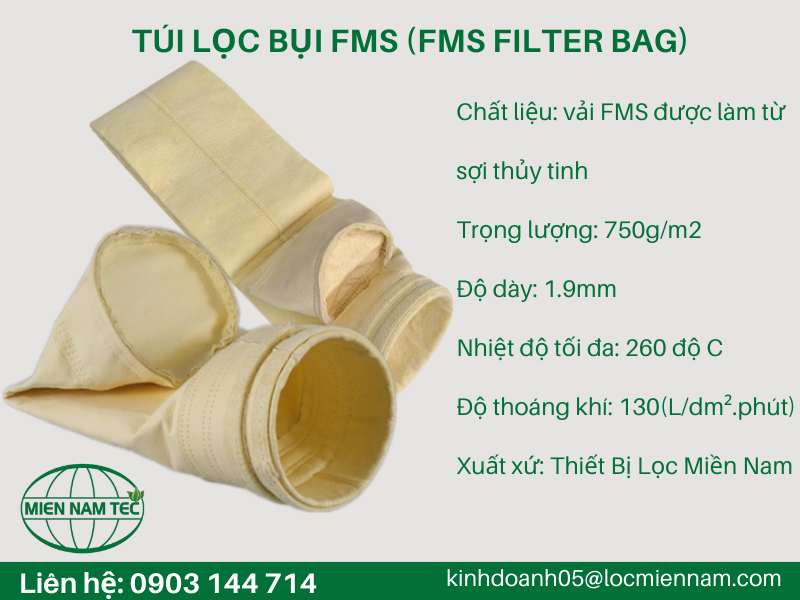 TÚI LỌC BỤI FMS (FMS FILTER BAG)