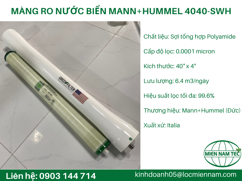 MÀNG RO NƯỚC BIỂN MANN HUMMEL 4040-SWH