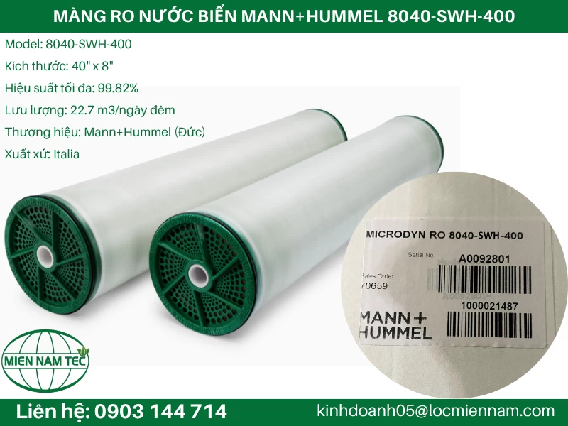 MÀNG RO NƯỚC BIỂN MANN HUMMEL 8040-SWH-400