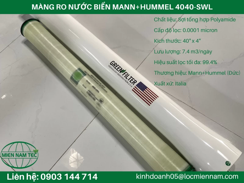 MÀNG RO NƯỚC BIỂN MANN HUMMEL 4040-SWL